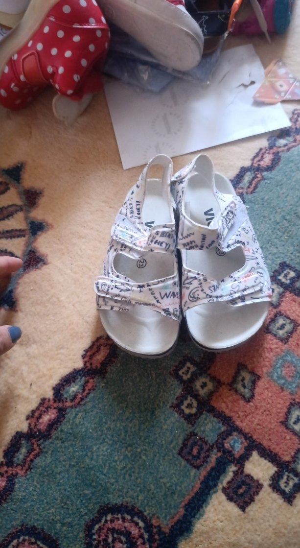 Vicco Beyaz Baskılı Erkek Çocuk Sandalet - Görsel 2