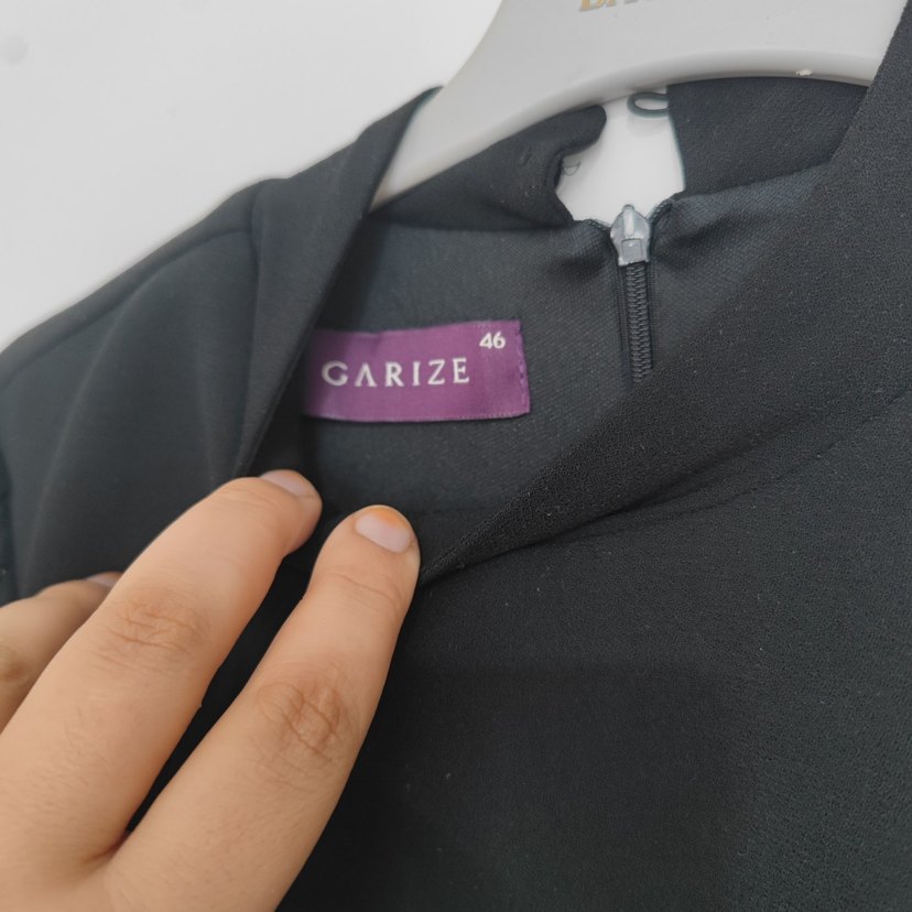 Siyah Uzun Kollu Gotik Kadın Elbise - Görsel 4