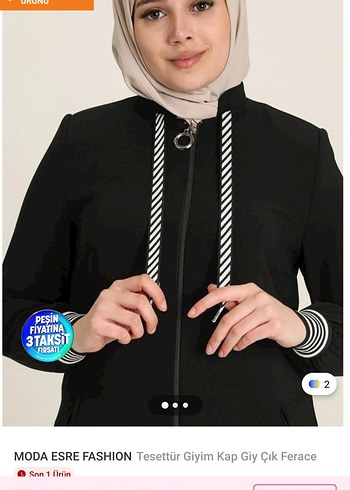 Kadın Siyah Uzun Fermuarlı Pardösü - Görsel 3