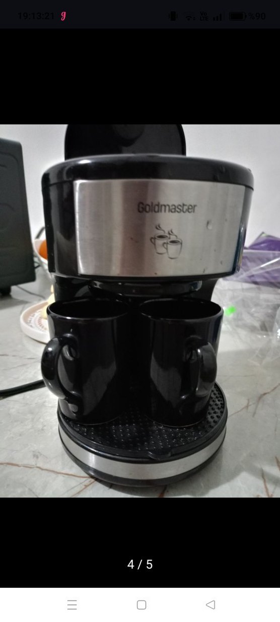 Goldmaster Siyah Kahve Makinesi - Görsel 4