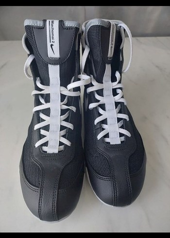 Nike Siyah Beyaz Boks Ayakkabısı - Görsel 2