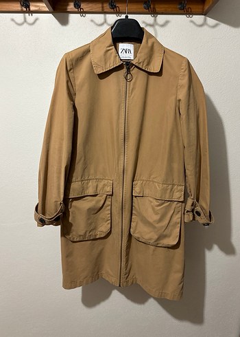 Koyu Camel Renkli Midi Kadın Trençkot - Görsel 2