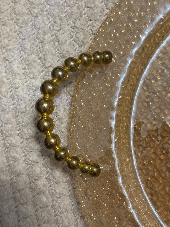 Altın Cam Tepsi - Görsel 3