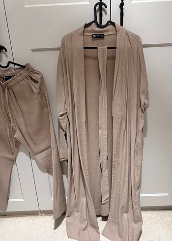 Uzun Kimono ve pantolon - Görsel 3