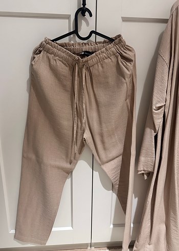 Uzun Kimono ve pantolon - Görsel 4