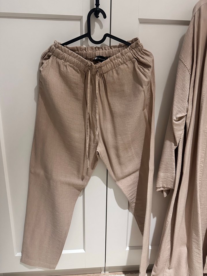 Uzun Kimono ve pantolon - Görsel 4