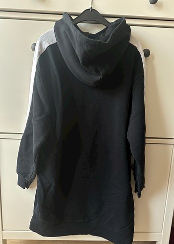 Puma Siyah Kapüşonlu Midi Sweatshirt - Görsel 5