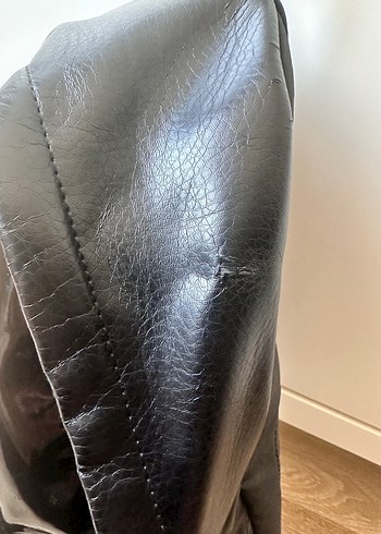 PUMA Kadın Siyah Deri Punk Sırt Çantası - Görsel 12