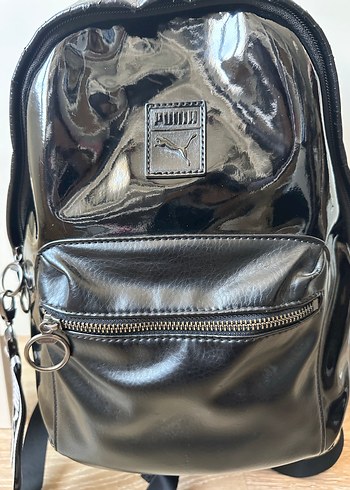 PUMA Kadın Siyah Deri Punk Sırt Çantası - Görsel 10
