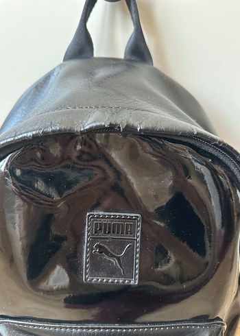 PUMA Kadın Siyah Deri Punk Sırt Çantası - Görsel 4