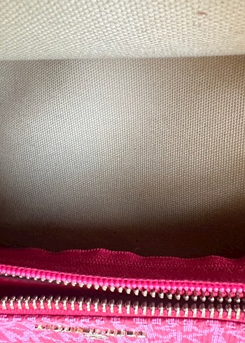 Michael Kors Zincir Detaylı Kırmızı Omuz Çantası - Görsel 8