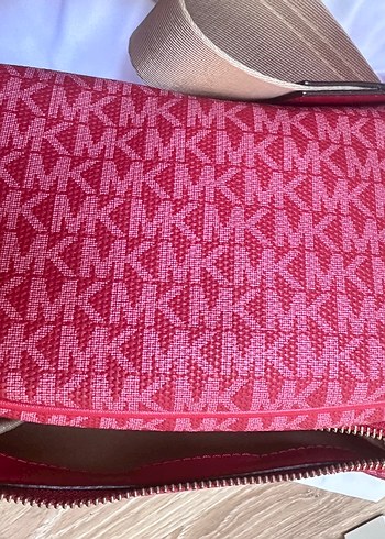 Michael Kors Zincir Detaylı Kırmızı Omuz Çantası - Görsel 7