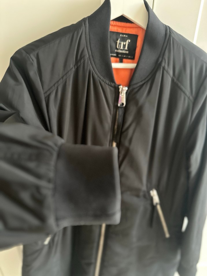 Siyah Fermuarlı Midi Kadın Mont - Görsel 2