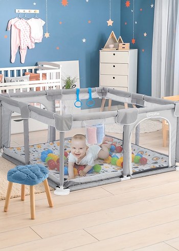 Gri Oyun Parkı Yatak - Görsel 3