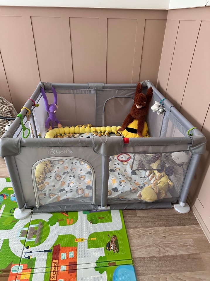 Gri Oyun Parkı Yatak - Görsel 5