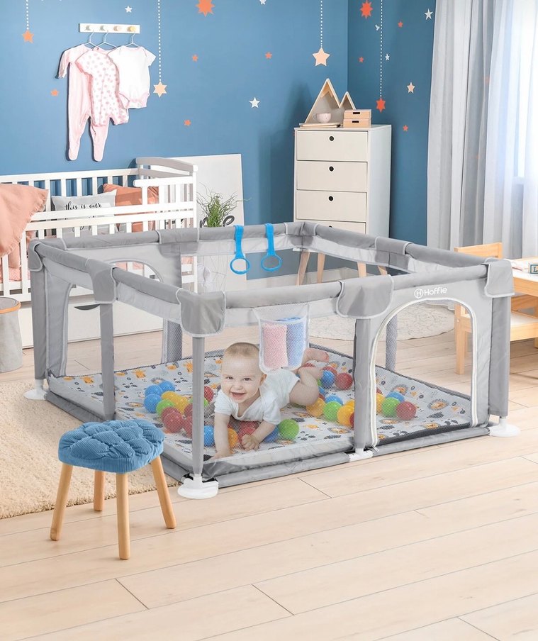 Gri Oyun Parkı Yatak - Görsel 3