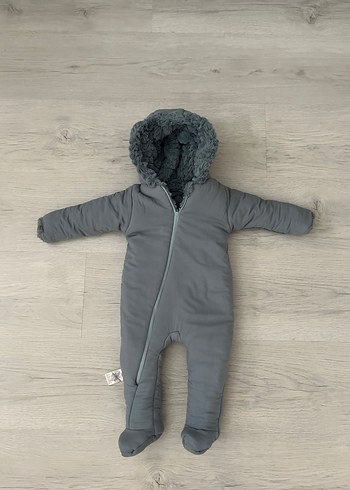 Kız/ Erkek Kürklü Bebek Tulumu - Görsel 4