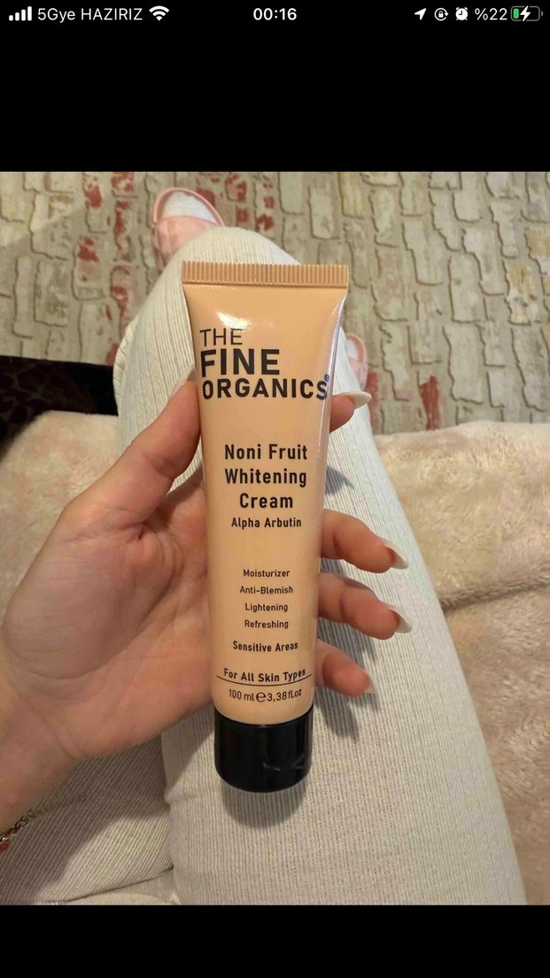 The Fine Organics Noni Meyveli Beyazlatıcı Krem 100 ml - Görsel 2