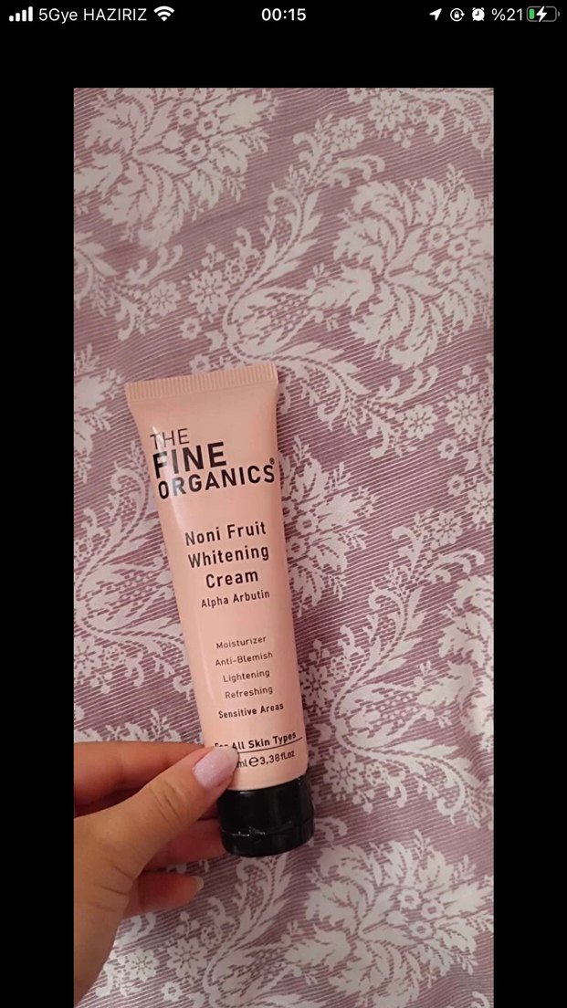 The Fine Organics Noni Meyveli Beyazlatıcı Krem 100 ml - Görsel 3