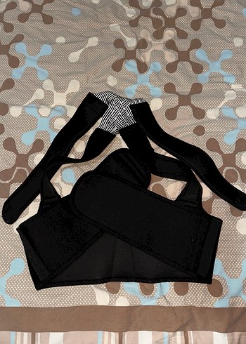 Siyah Elastik Sırt Desteği Korse - Görsel 4