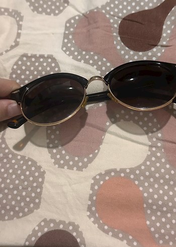 Kadın Kahverengi Retro Transparan Güneş Gözlüğü - Görsel 2