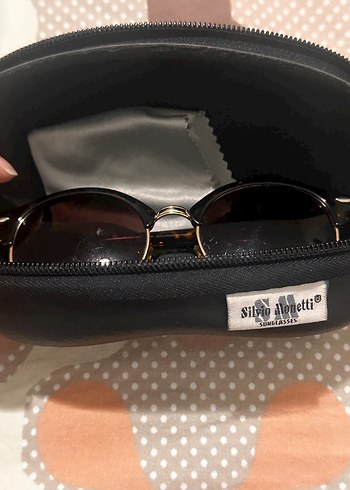 Kadın Kahverengi Retro Transparan Güneş Gözlüğü - Görsel 4