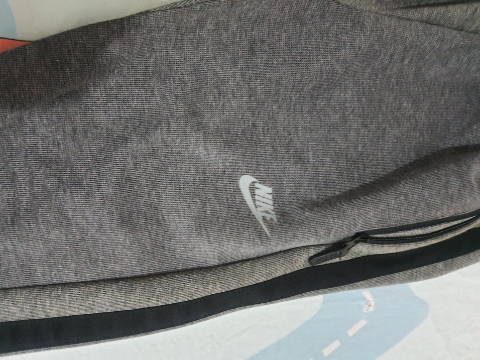 Gri Erkek  Fermuarlı Eşofman Altı - Görsel 2