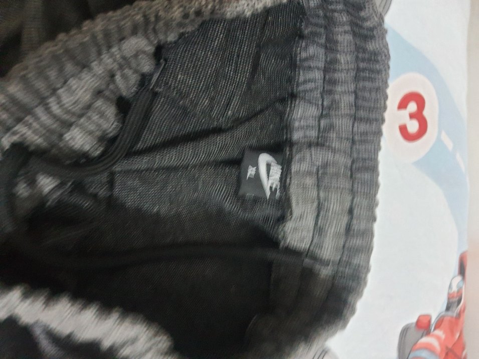 Gri Erkek  Fermuarlı Eşofman Altı - Görsel 3