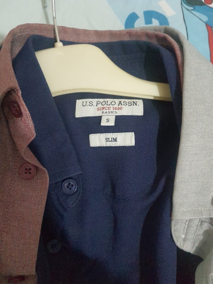 Gri Pamuklu Uzun Kollu Erkek Gömlek Fiyat 3lü için geçerlidir . - Görsel 3