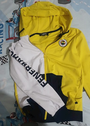 Sarı Fermuarlı Kapüşonlu Erkek Yağmurluk - Görsel 2