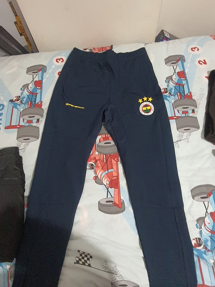 Sarı Siyah Erkek Spor Sweatshirt - Görsel 3