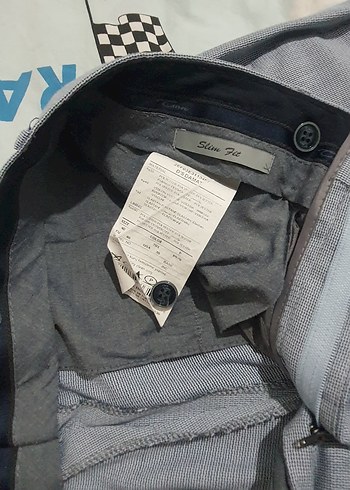 Gri Regular Fit Midi Erkek Pantolon - Görsel 3