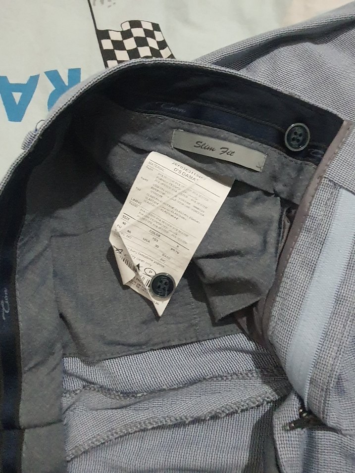 Gri Regular Fit Midi Erkek Pantolon - Görsel 2