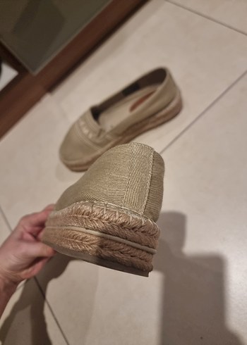 Bej Kadın Dolgu Topuklu Espadril - Görsel 8