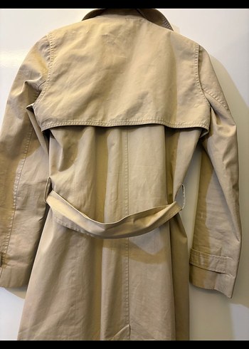 Bej Kadın  Uzun Trençkot - Görsel 2