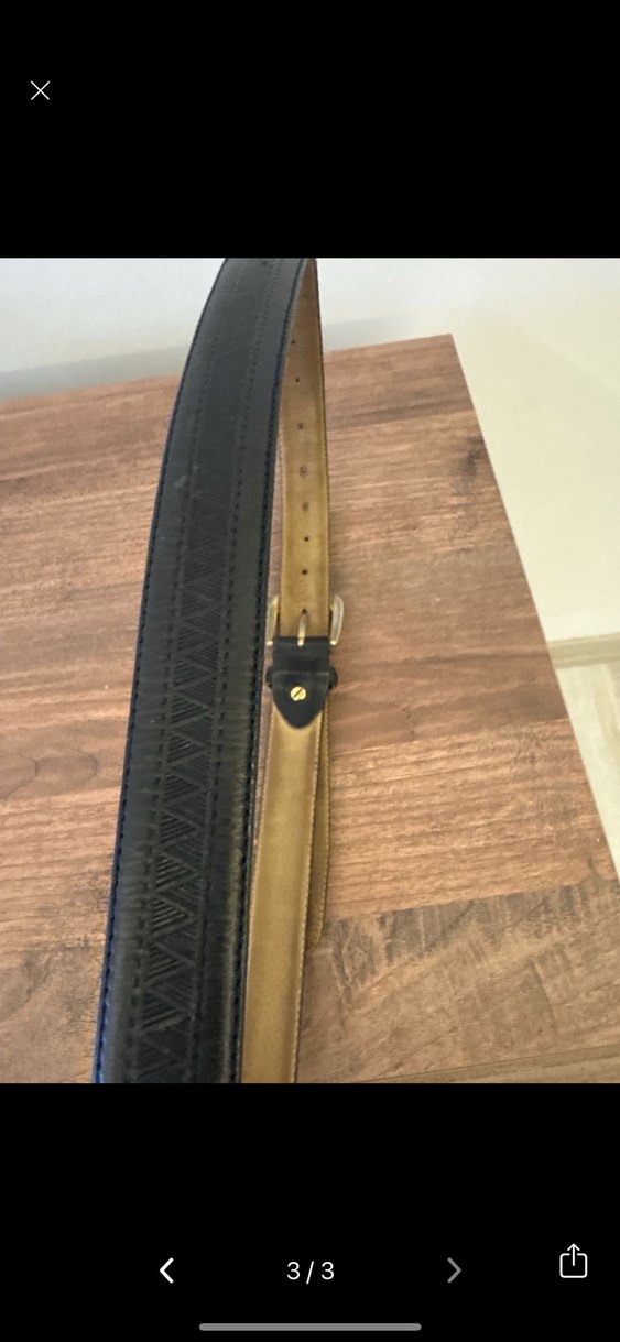 Deri erkek Kemer - Görsel 3