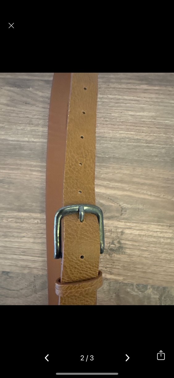 Kahverengi Deri Kadın Kemer - Görsel 2