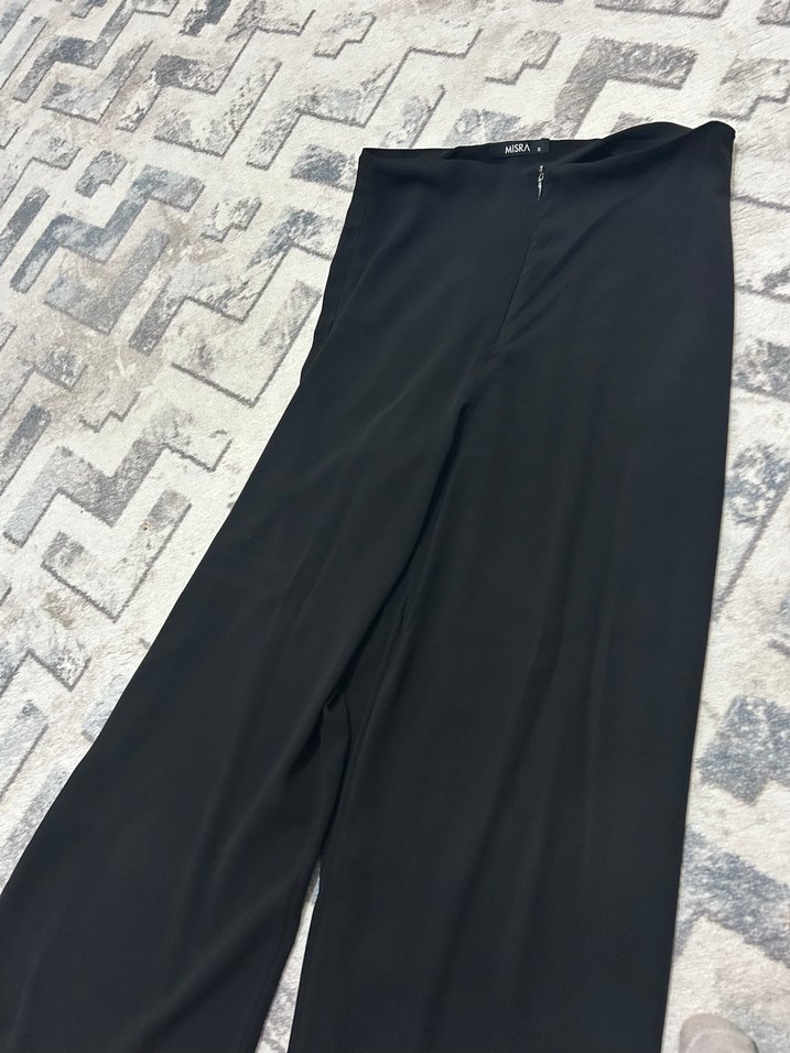 Uzun Kollu Siyah Gotik Abiye Elbise - Görsel 3