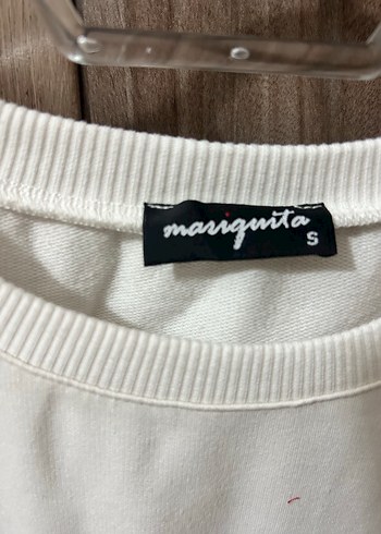 Baskılı Kadın Beyaz Uzun Kollu Sweatshirt - Görsel 3