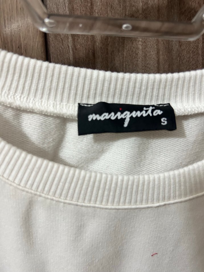 Baskılı Kadın Beyaz Uzun Kollu Sweatshirt - Görsel 3