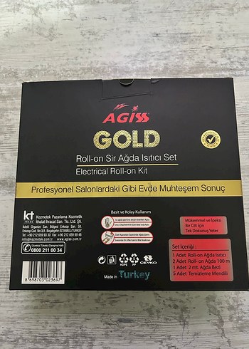 Agiss Gold Elektrikli Roll-on Ağda Isıtıcı Seti - Görsel 3
