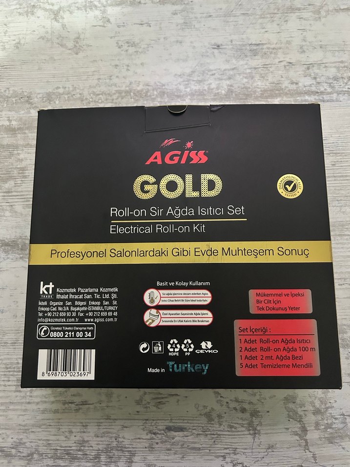 Agiss Gold Elektrikli Roll-on Ağda Isıtıcı Seti - Görsel 3