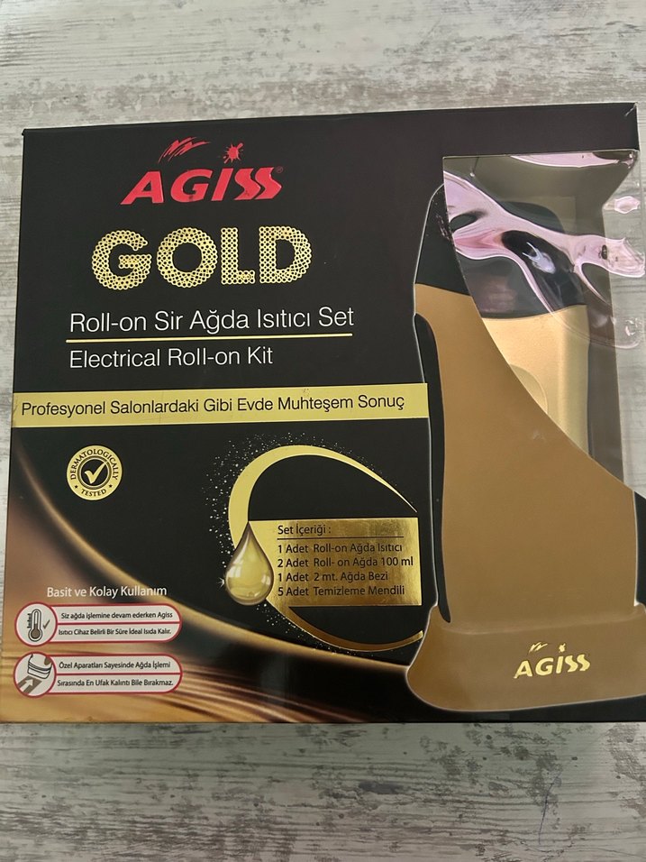 Agiss Gold Elektrikli Roll-on Ağda Isıtıcı Seti - Görsel 2