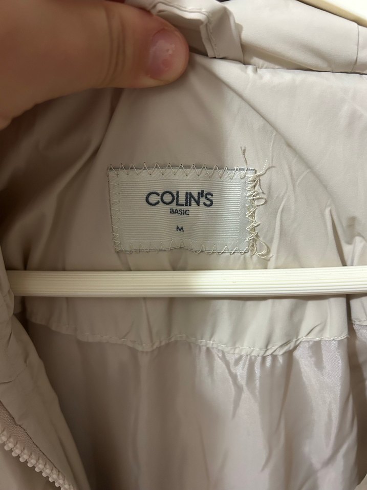 Kadın Beyaz Midi Uzunlukta Kapüşonlu Mont - Görsel 3