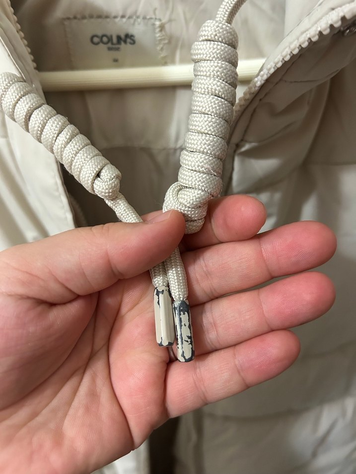 Kadın Beyaz Midi Uzunlukta Kapüşonlu Mont - Görsel 4