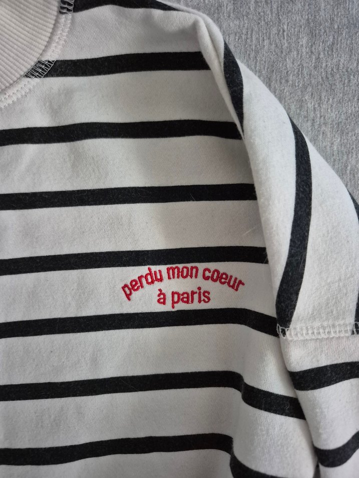 H&M çizgili sweatshirt — görsel 2/5