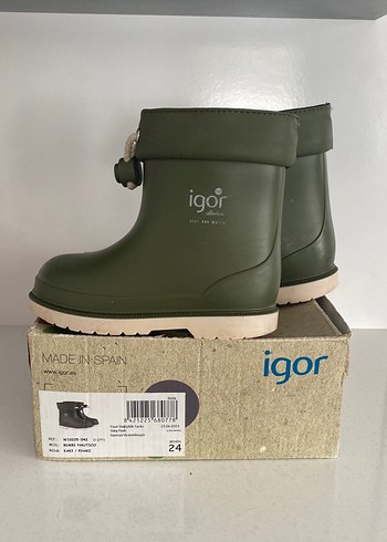 Erkek Çocuk Yeşil 24 numara ıgor bot - Görsel 3