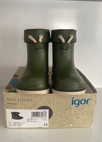 Erkek Çocuk Yeşil 24 numara ıgor bot - Görsel 4