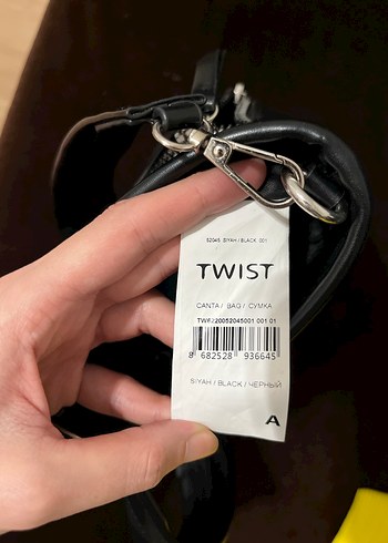 Siyah Deri Fermuarlı Kadın Çanta - Görsel 5