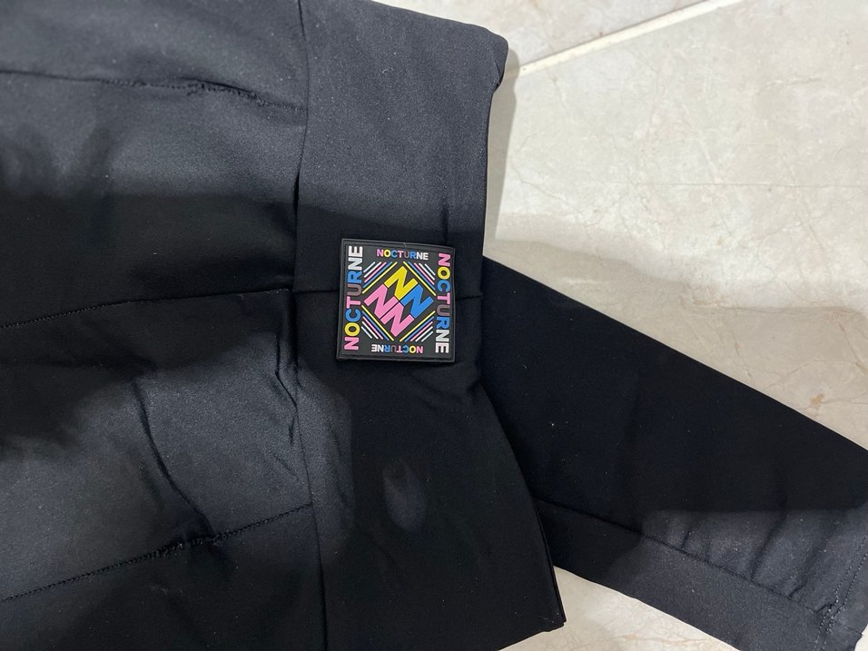 Siyah Midi Fit tayt - Görsel 3